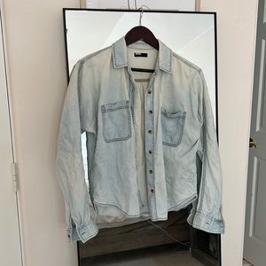 Urban Outfitters Small BDG Denim Chambray Button-Down Shirt